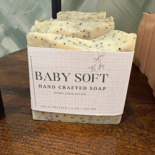 Baby Soft — Poppy Seed Creamy Soap