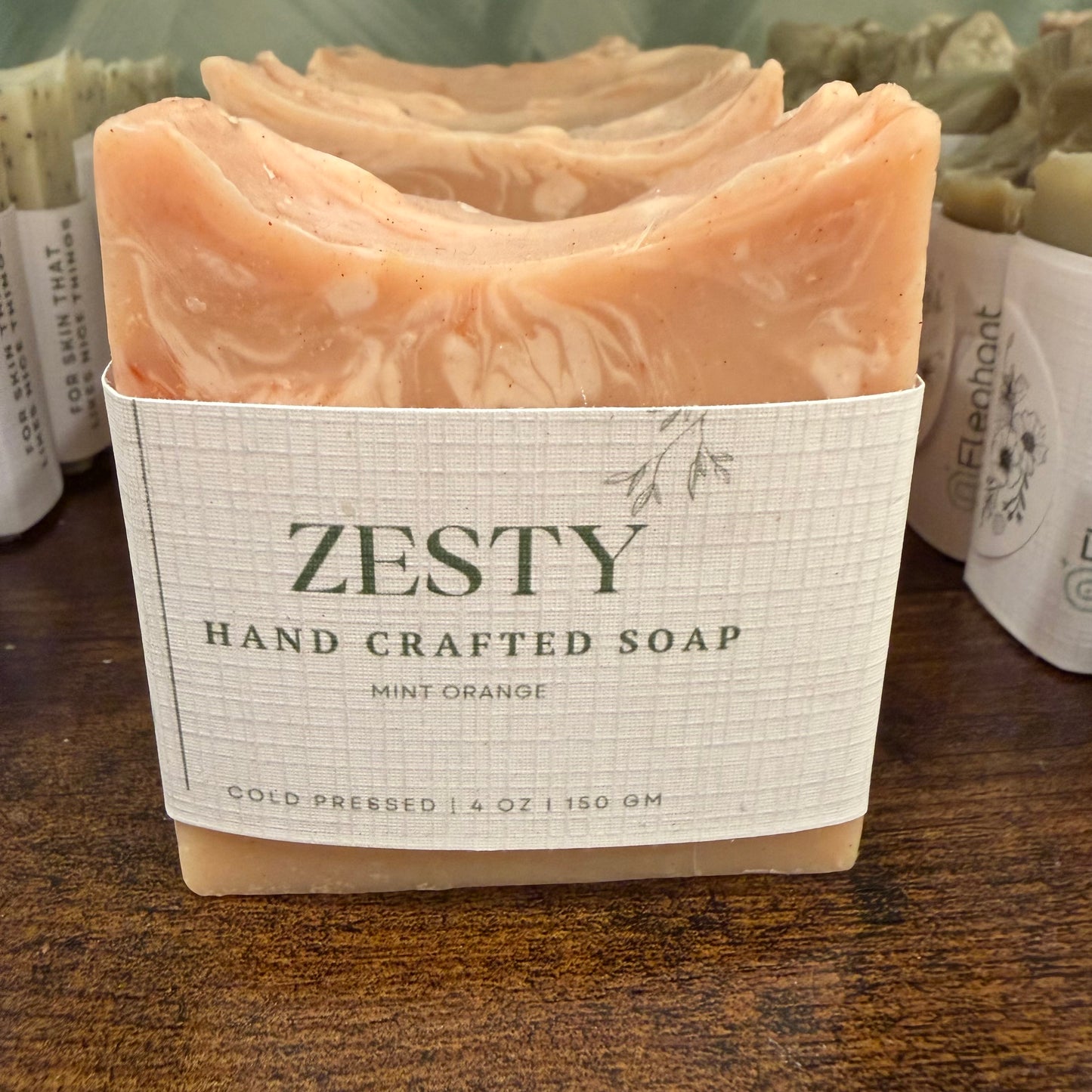 Zesty — Mint Orange Creamy Exfoliating Soap